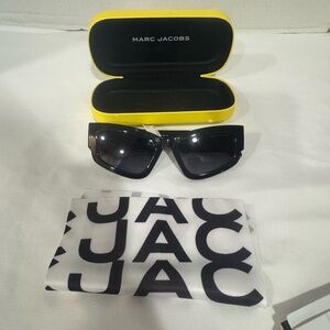 Marc Jacobs Black womens Sunglasses with Yellow Case